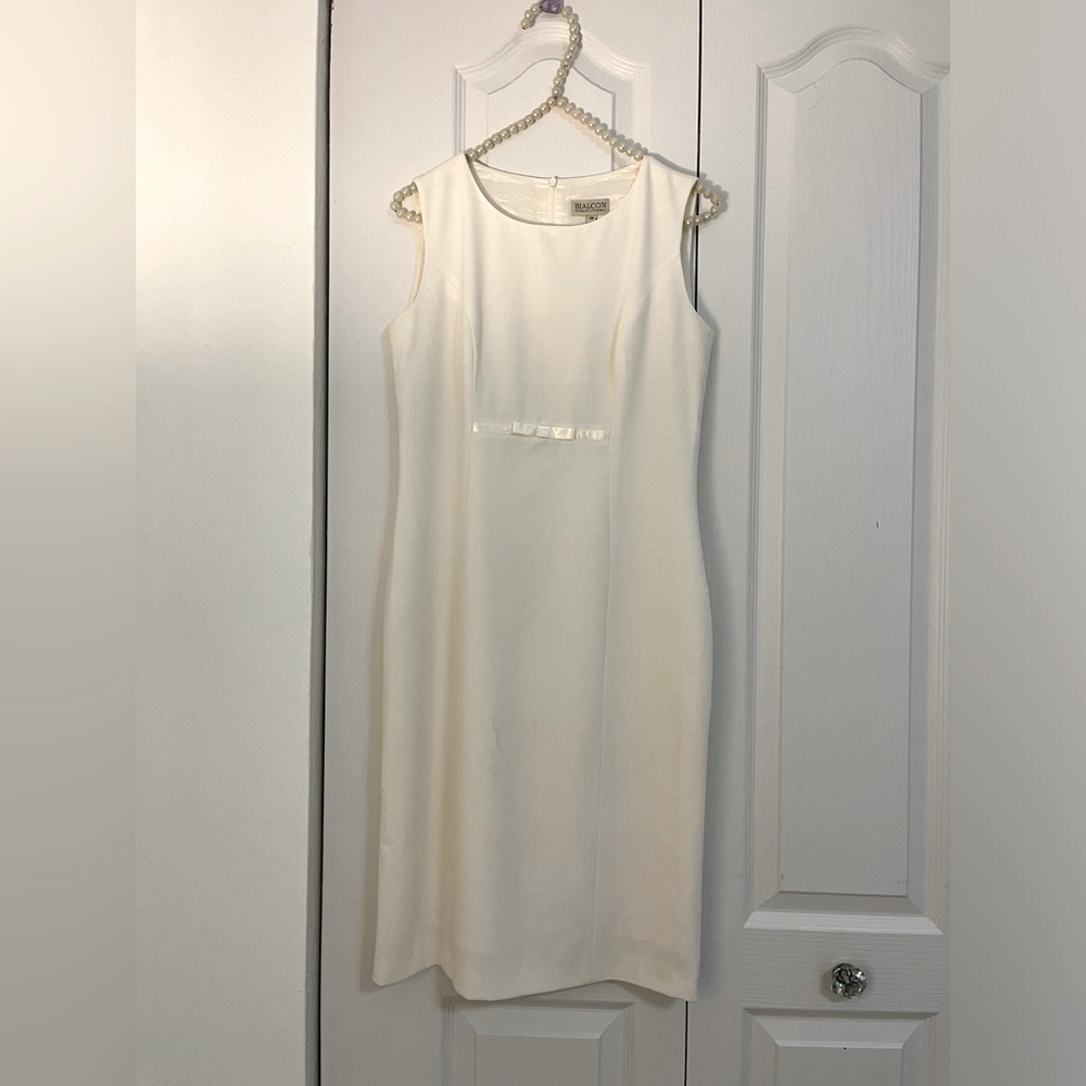 🤍Bialcon Elegant Cream Dress 🤍